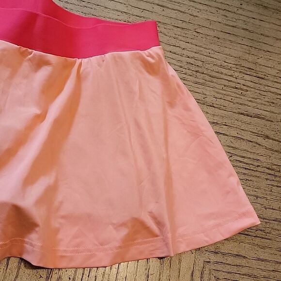 XS Adidas oramge skirt with built in shorts - Picture 4 of 8